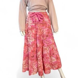 Ulla Johnson Floral Tiered Maxi Skirt Pre-Fall 2022 | XS/S